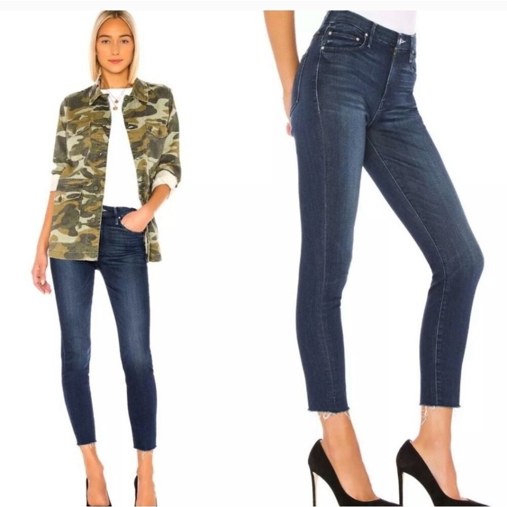 Mother The Looker Jeans in Tongue & Chic Wash High Rise Skinny